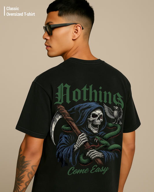 Snake Death Oversized T-shirt