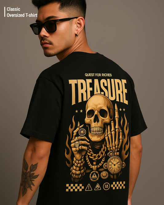 Rich Skull Oversized T-shirt