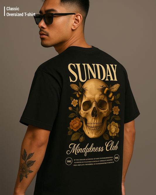 Sunday Skull Oversized T-shirt