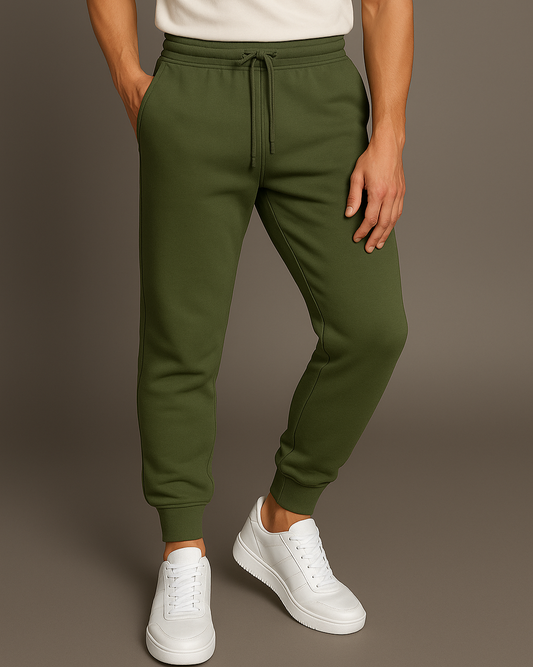 Green Cotton Jogger